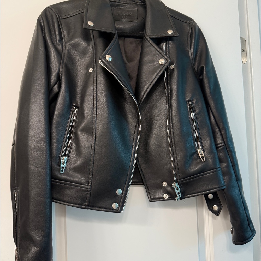 Blank NYC faux leather jacket